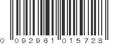 UPC 092961015728
