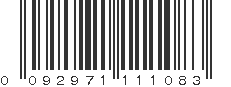 UPC 092971111083