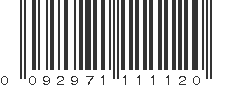 UPC 092971111120