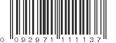 UPC 092971111137