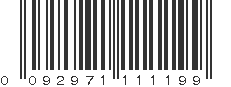 UPC 092971111199