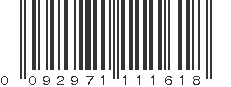 UPC 092971111618