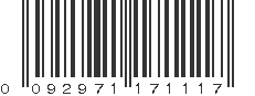 UPC 092971171117