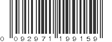 UPC 092971199159