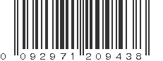 UPC 092971209438