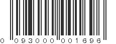 UPC 093000001696