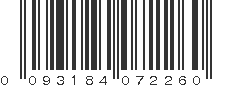 UPC 093184072260