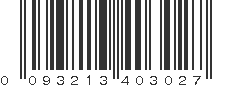 UPC 093213403027