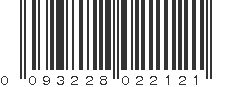 UPC 093228022121