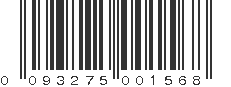 UPC 093275001568