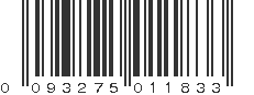 UPC 093275011833