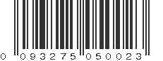 UPC 093275050023