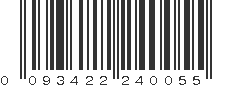 UPC 093422240055