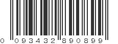 UPC 093432890899