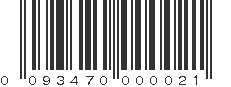 UPC 093470000021