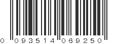 UPC 093514069250