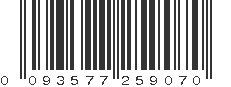 UPC 093577259070