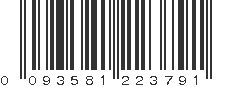 UPC 093581223791