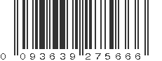 UPC 093639275666