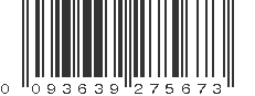 UPC 093639275673