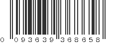 UPC 093639368658