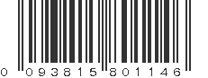 UPC 093815801146