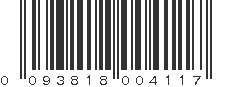 UPC 093818004117