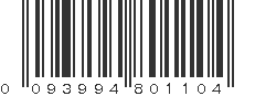 UPC 093994801104