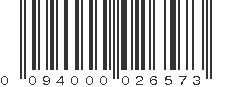 UPC 094000026573