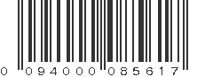 UPC 094000085617