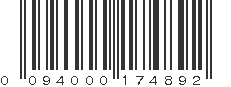 UPC 094000174892