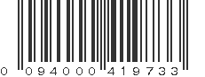 UPC 094000419733