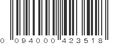 UPC 094000423518