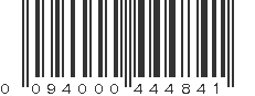 UPC 094000444841