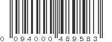 UPC 094000489583