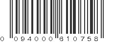 UPC 094000610758