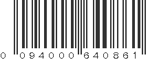 UPC 094000640861