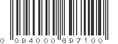 UPC 094000697100