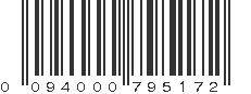 UPC 094000795172