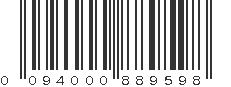 UPC 094000889598