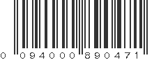 UPC 094000890471