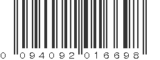 UPC 094092016698