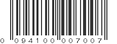 UPC 094100007007