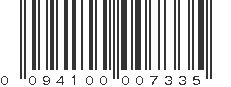 UPC 094100007335