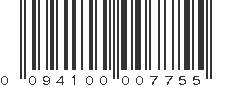 UPC 094100007755