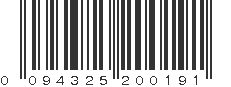 UPC 094325200191