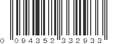 UPC 094352332933