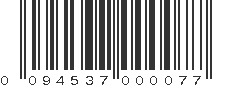 UPC 094537000077