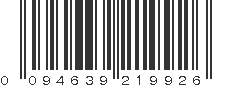 UPC 094639219926