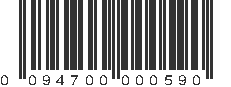 UPC 094700000590